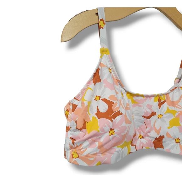 Xhilaration Juniors Plus Floral Bikini Bralette Top 22W – Built-In Padding - Picture 4 of 8